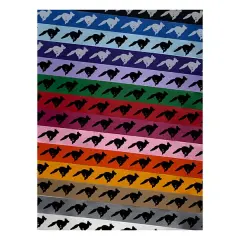 Fox Running Solid Satin Ribbon for Bows Gift Wrapping DIY Craft Projects - 1" - 3 Yards Red Ribbon