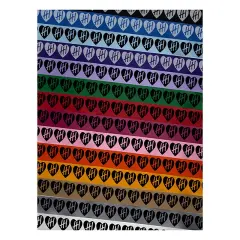 HI Hawaii State in Heart Satin Ribbon for Bows Gift Wrapping DIY Craft Projects - 1" - 3 Yards Latte Ribbon