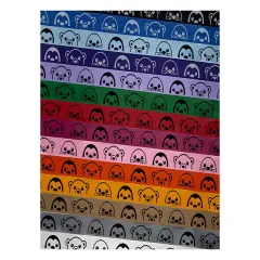 Peeking Arctic Animals Seal Penguin Polar Bear Satin Ribbon for Bows Gift Wrapping - 1" - 3 Yards Red Ribbon