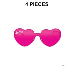 Adults Barbie Pink Glasses 4 Pieces