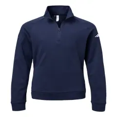 Adidas&reg; Youth Quarter-Zip Pullover Collegiate navy