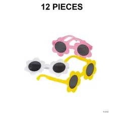 Kids Flower Shaped Sunglasses 12 Pieces