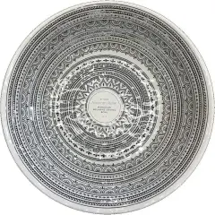 American Atelier Melamine Cereal Bowls Set Of 4 Moroccan Black/White Design