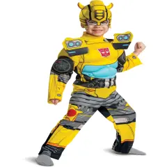 Transformers Bumblebee Padded Muscle Boy's Costume