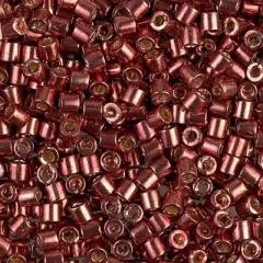 Miyuki Delica Bead 8/0, DBL1842, Duracoat Galvanized Dark Berry