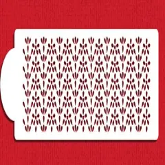 Summertime Garden Trellis Cake Stencil Tier Side | Cake Decorating Tools | Baking Stencils for Royal Icing, Airbrush, Dusting Powder | Reusable Plastic Food Grade Stencil for Cakes | Easy to Use & Clean Cake Stencil | C962 by Designer Stencils