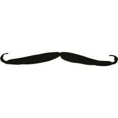 Jumbo Black Thief Hipster Biker Costume Handlebar Moustache