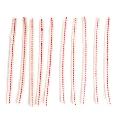 Flat Cotton Oil Lamp Lantern Replacement Wicks Pack of 10