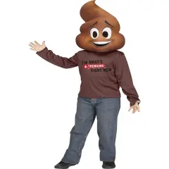 I'm What's Trending Number 2 Poop Emojie Movie Child's Costume