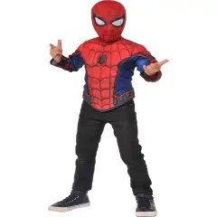 Boys Spider-Man Homecoming Stark Training Muscle Chest Costume