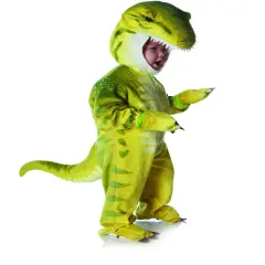 Cretaceous Dinosaur Green T-Rex Toddler Costume