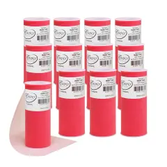 Pack of 12 Decorative Matte Tulle Spool of 6 Inch X 25 Yards Coral