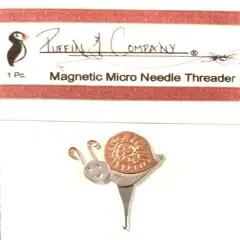 Puffin & Company Micro Needle Threader - Happy Snail Multicolor