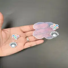 Independence Day Studs Earring Silicone Mold, USA Mold (A13)