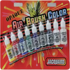 Jacquard Opaque Airbrush Exciter Pack 9/Pkg-0.5oz
