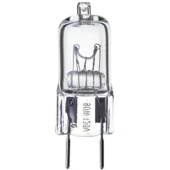 SUNLITE 50w 120v Single Ended T3.5 GY8 Bi-Pin Base Clear 3200K Halogen Lamp Bright White