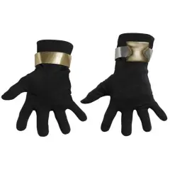 Deluxe Adult GI Joe Snake Eyes Black Ninja Costume Gloves