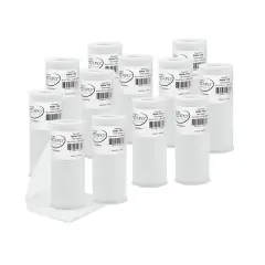 Pack of 12 Decorative Matte Tulle Spool of 6 Inch X 25 Yards White