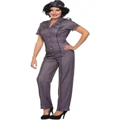 Wartime WWII Airforce Anna Women's Costume
