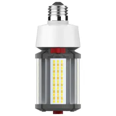 Satco LED HID Replacement 18/16/12 Wattage & CCT Selectable Medium Base 100-277V Warm to Cool White