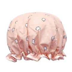 Wrapables Reusable Women's Waterproof Shower Caps for Long Hair Kitties