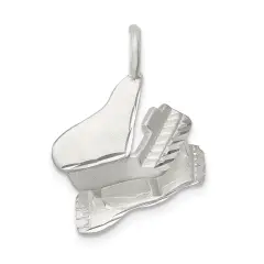 Sterling Silver Piano Charm Jewerly 19mm x 18mm
