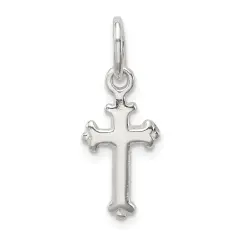 Sterling Silver Cross Charm Jewerly 16mm x 8mm