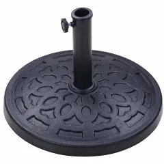 19.5-inch 31-lb Round Umbrella Base Heavy Stand Holder