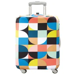 LOQI Echo Luggage Cover, Circles, M