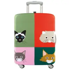 LOQI Artists Stephen Cheetham Luggage Cover M, Cats