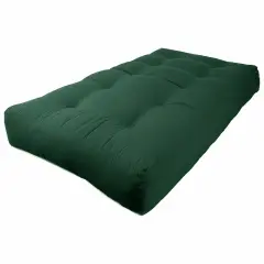 Blazing Needles Renewal 10-inch Twill Twin-size Futon Mattress - Forest Green - Forest Green