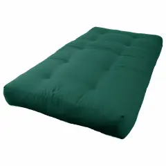 Blazing Needles Renewal 8-inch Twill Twin-size Futon Mattress - Forest Green - Forest Green