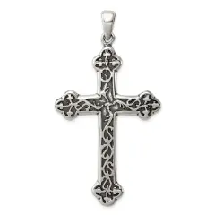 Sterling Silver Cross Pendant Jewerly 114.8mm x 61.8mm