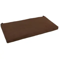 42-inch by 19-inch Micro Suede Loveseat Cushion - Chocolate