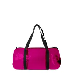 LOQI Transparent Weekender, Pink, One Size