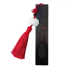 Wrapables Sandalwood Bookmark with Pendant Tassel for Book Lovers an Readers Vase