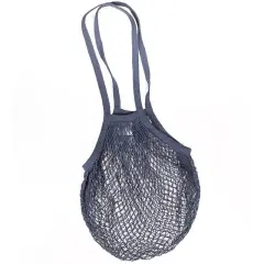 Errand String Bag - Blue Shoulder Handle