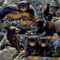Sunsout Bear Cubs 500 pc Large Pieces Jigsaw Puzzle 56452