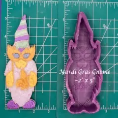 Mardi Gras Gnome Silicone Freshie Mold