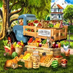 Sunsout Millie's Fresh Produce 500 pc Jigsaw Puzzle 28584
