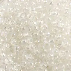 John Bead 6/0 Transparent Czech Glass Seed Beads, 500g Crystal Iris