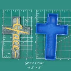 Grace Cross Silicone Freshie Mold