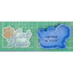 Cat Dad Silicone Freshie Mold