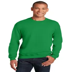 Gildan&reg; Heavy Blend Crewneck Long Sleeve Sweatshirt Irish green