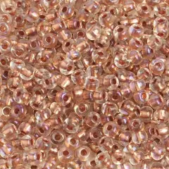 John Bead 6/0 Copper Lined Czech Glass Seed Beads, 500g Crystal AB