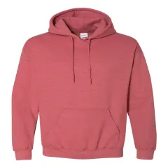 Gildan&reg; Heavy Blend Long Sleeve Fleece Hooded Sweatshirt Htr sport scrlet red