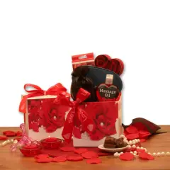 GBDS Bed of Roses Gift Set - Wedding Gift Basket - Valentine's Gift Set