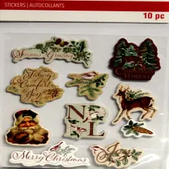 Recollections Merry Christmas Chipboard Stickers