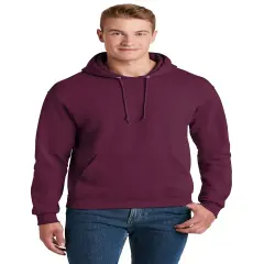 Jerzees&reg; NuBlend Pullover Hooded Sweatshirt Sleeve Hoodie For Adult Maroon