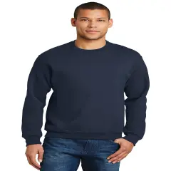 JERZEEAS&reg; NuBlend Crewneck Sweatshirt Navy